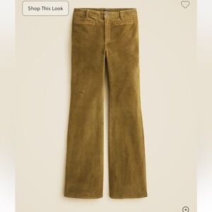J. Crew Corduroy Pants in Olive Green